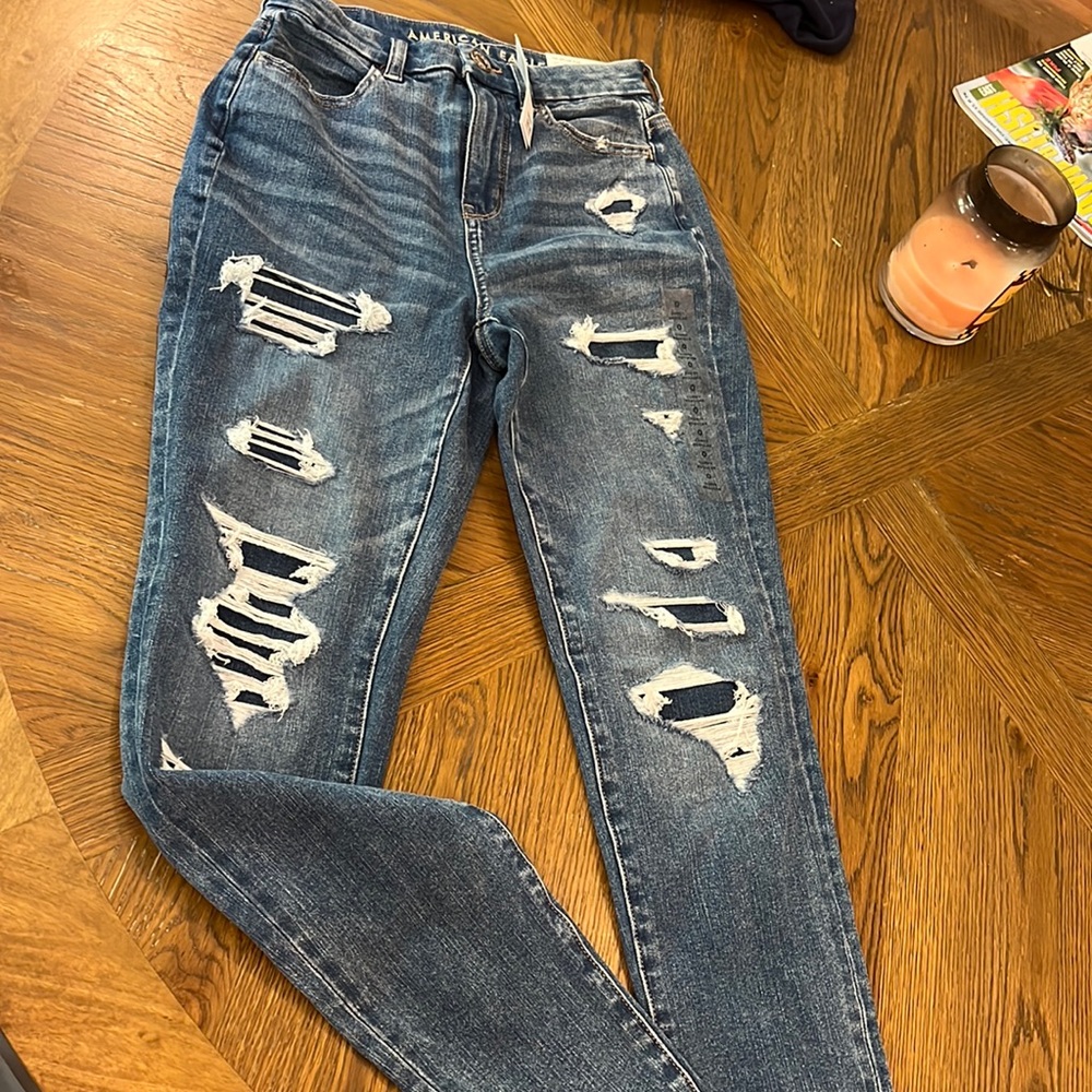 Brand new with tags American eagle curvy hi rise begging dream jean size 0